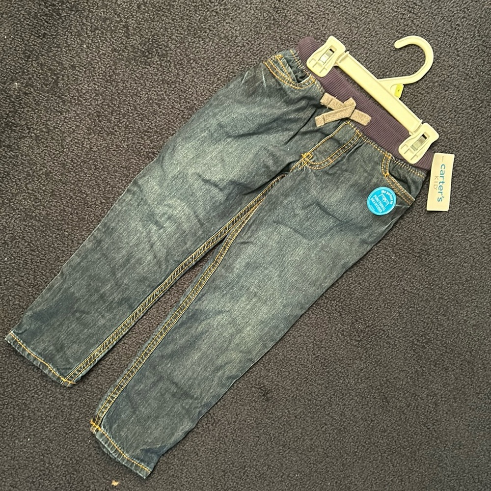 Carter’s Drawstring Jeans Toddler Boys Size 4